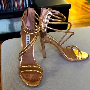 Rose Gold Steve Madden heel.
